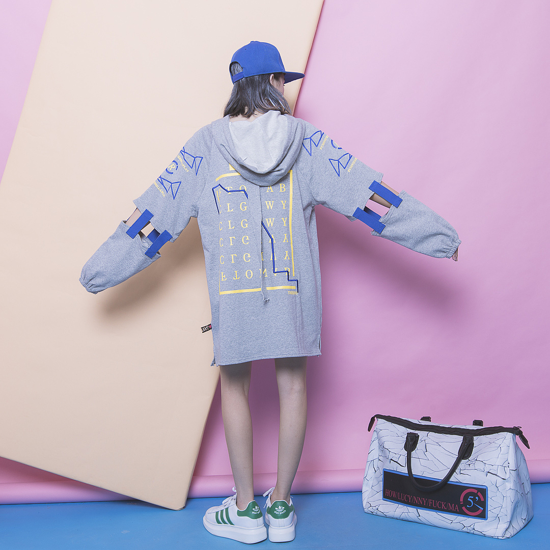 港风个性设计镂空袖宽松连衣裙（图ZNTk4OTc0MTI=） - 休闲/流行服饰 - 站酷设计师kevin品牌设计原创素材 - 站酷ZCOOL