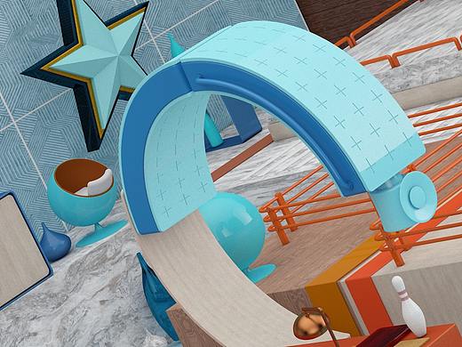 C4D個人作品（個人主頁-ZMzA0NTM5NDQ=） - 動畫/影視 - 站酷設(shè)計師最后的元首原創(chuàng)素材 - 站酷ZCOOL