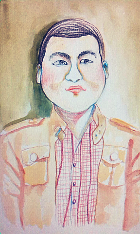 班长,其实他没这么白。。