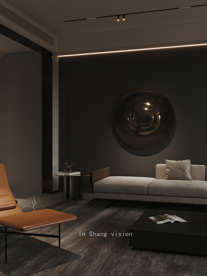 深色調(diào) 現(xiàn)代調(diào)（圖ZMzUzMzczNDcy） - 家裝設(shè)計(jì) - 站酷設(shè)計(jì)師武侯區(qū)國(guó)寶原創(chuàng)素材 - 站酷ZCOOL