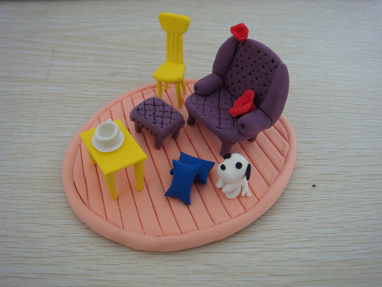 小染作品:办公桌上的小玩意-家具