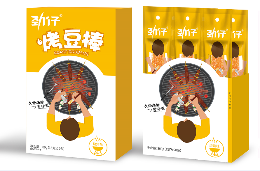 烤豆棒包装设计（图ZMTQ2ODgyMzY0） - 包装 - 站酷设计师Sunny2008原创素材 - 站酷ZCOOL