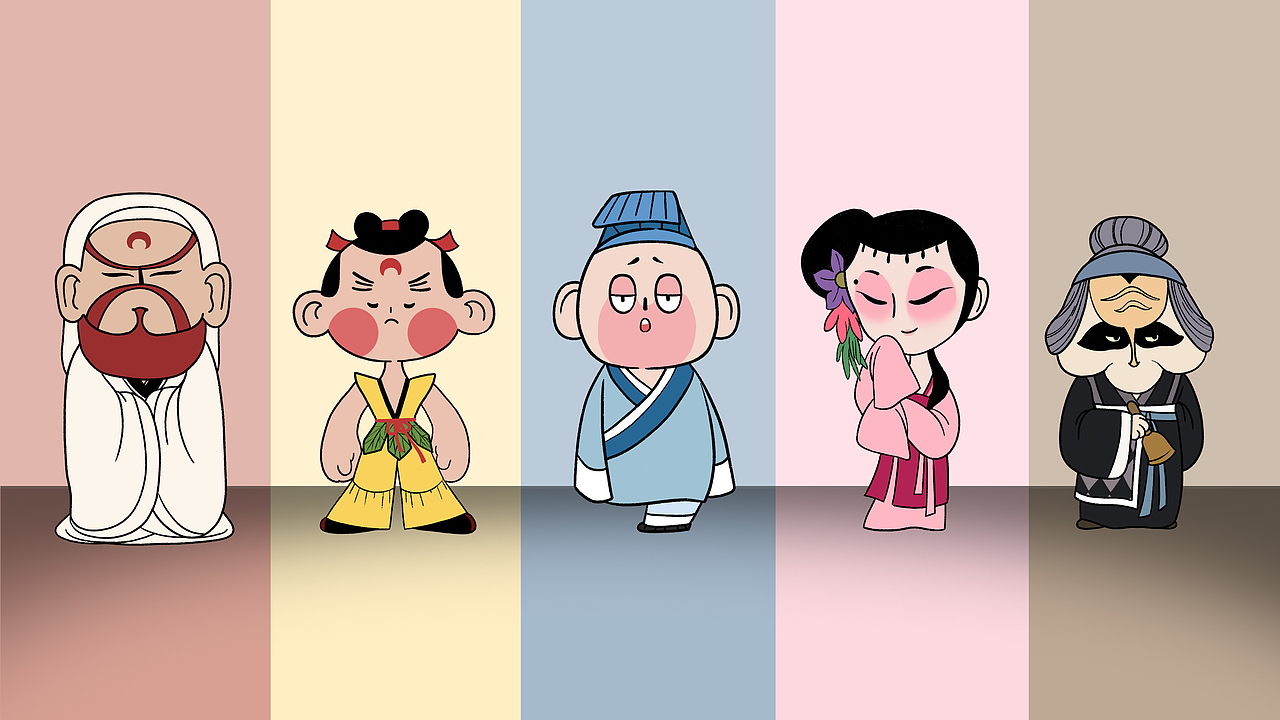 天书奇谭ip人物手办设计