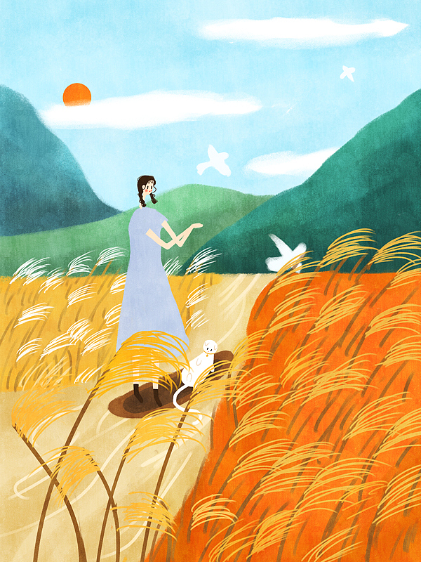插画//秋分