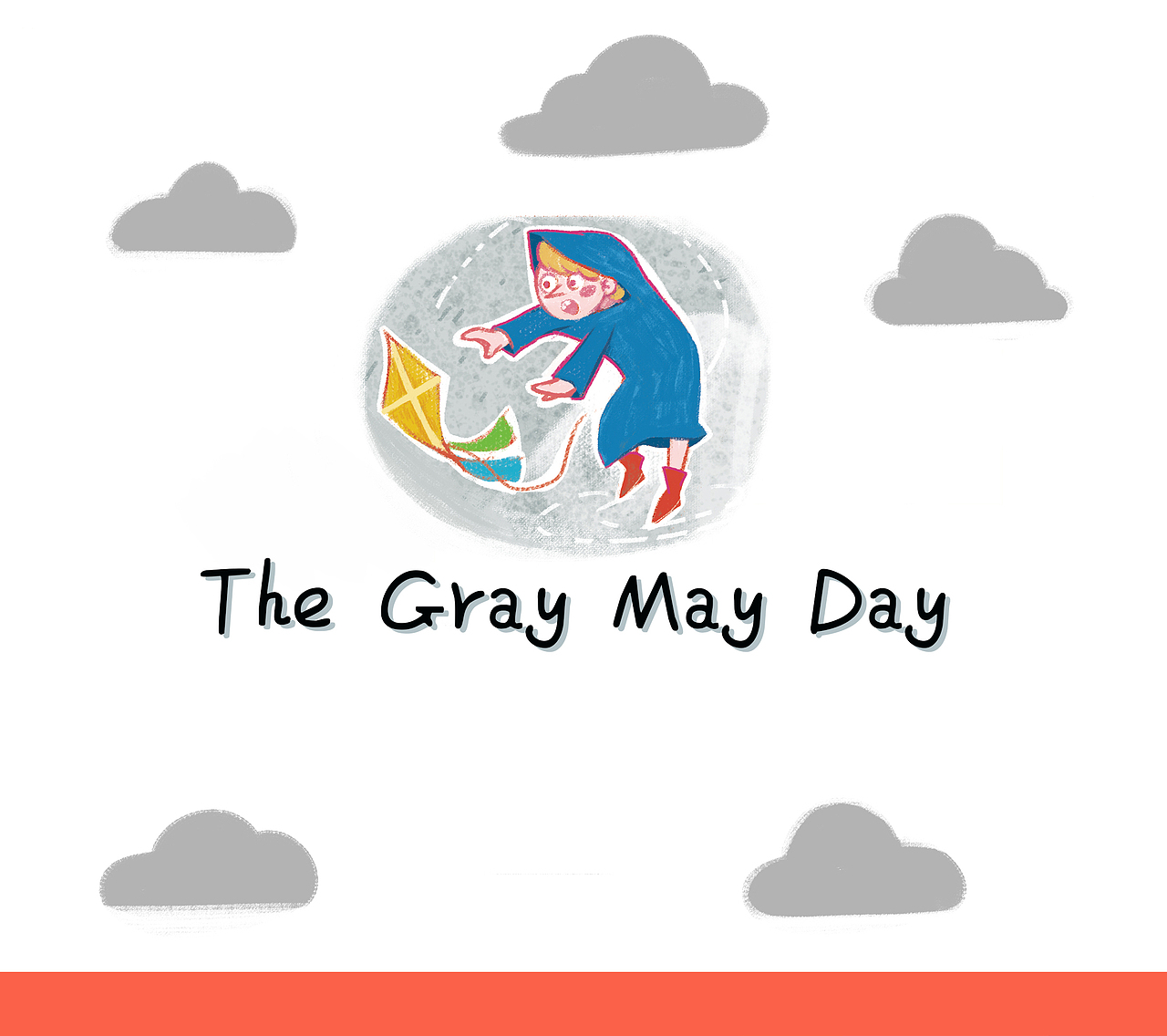 《The Gray May Day》灰蒙蒙的五月的一天（图ZOTE2NjA3ODg=） - 儿童插画 - 站酷设计师小鼠阿迟原创素材 - 站酷ZCOOL