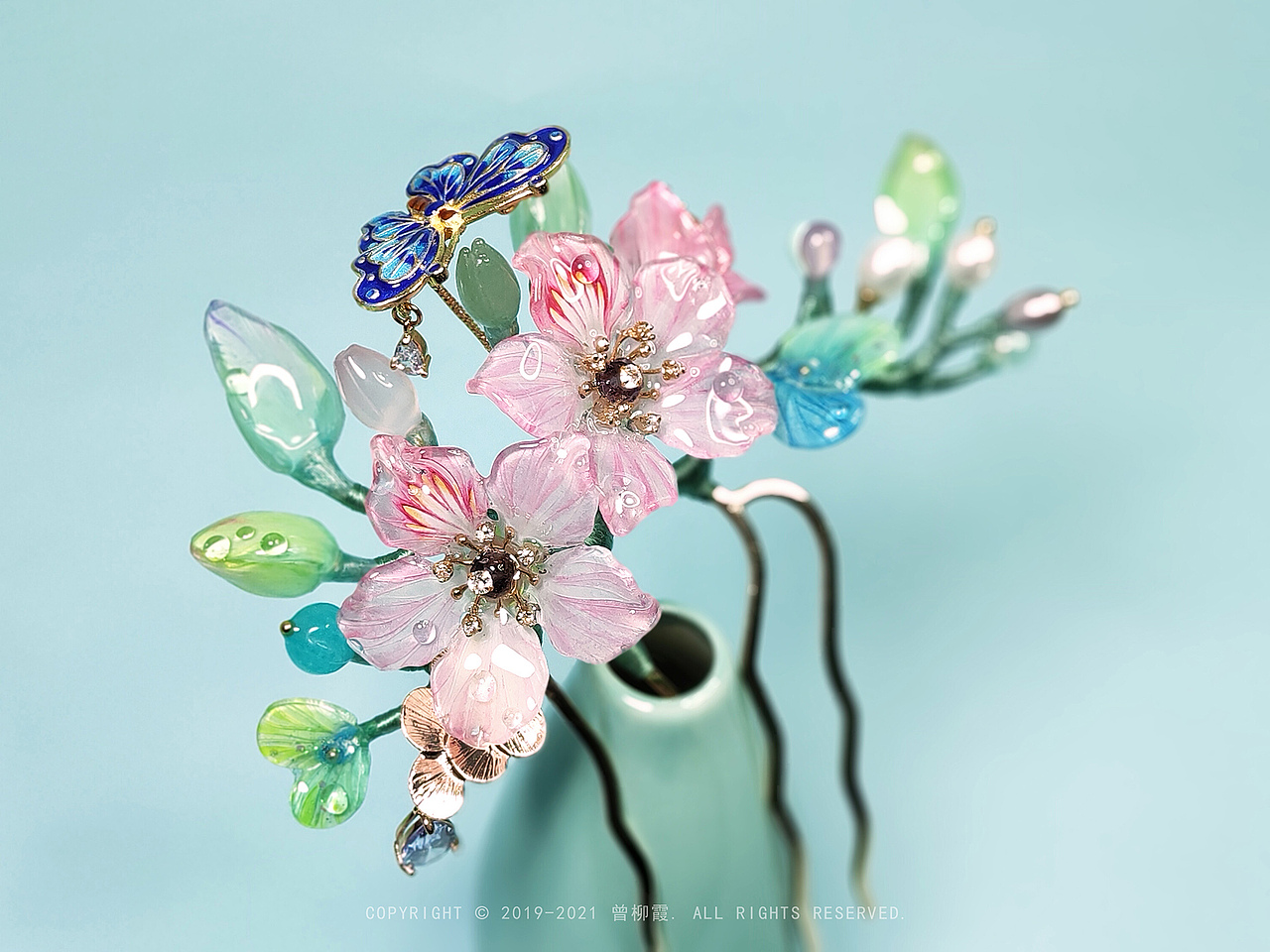 紫荆之约—柳州紫荆花手作（图ZMjQxNzEwNDY0） - 工艺品设计 - 站酷设计师玲珑绘ZLX原创素材 - 站酷ZCOOL