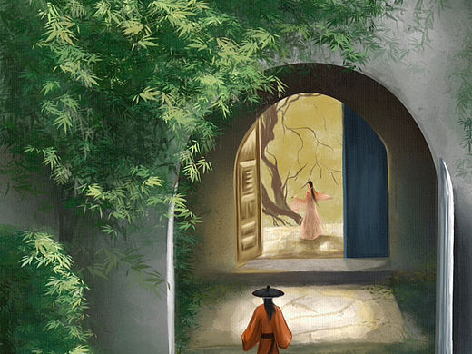 訣別（個(gè)人主頁-ZNjgzNTI5MDg=） - 繪畫 - 站酷設(shè)計(jì)師染青WANG原創(chuàng)素材 - 站酷ZCOOL