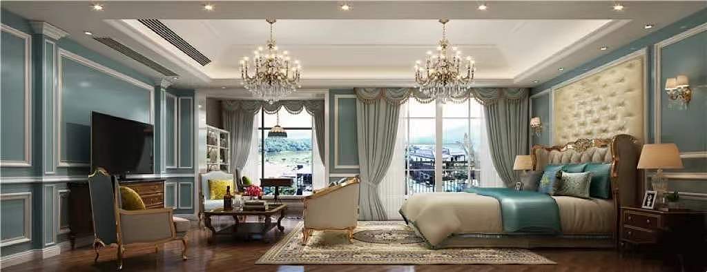 常州400平米别墅装修案例简欧风格