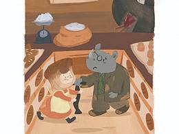 《月亮街上的面包店》