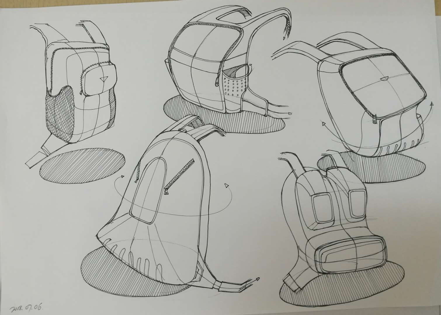 工业设计手绘线稿|工业/产品|工业用品/机械|小小小冰 - 原创作品