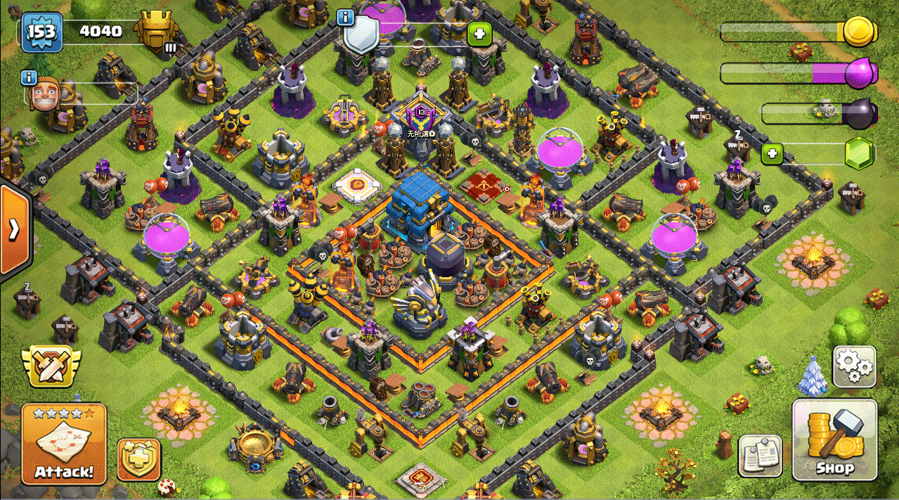 界面部分:
1.功能整合;<br>2.周围功能性元素布局减小,突出主题游戏画面;