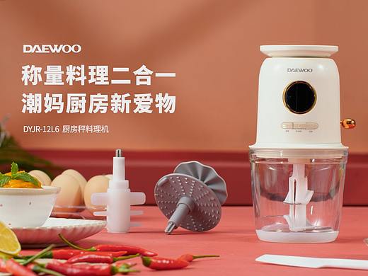 大宇 DYJR-12L6 称量料理辅食绞肉机