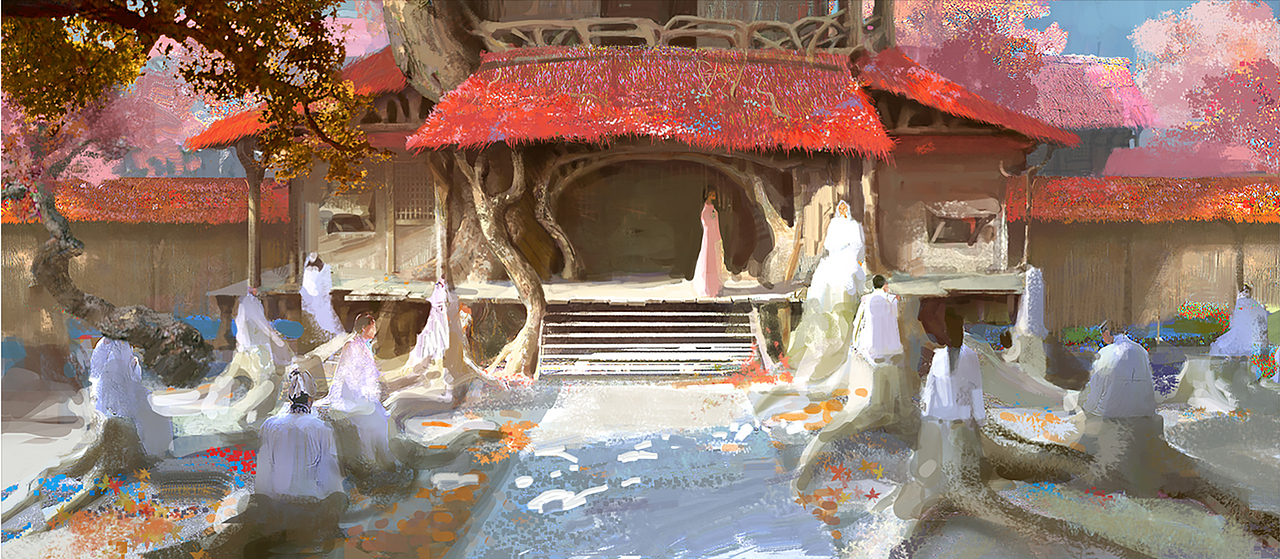 《三生三世枕上书》概念设计图及工作画图流程解析(图ZMTk4NTMxMzY4) - 概念设定 - 站酷设计师杨青凯原创素材 - 站酷ZCOOL
