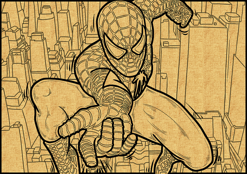 Spider Man（圖ZODg5MDY0NjQ=） - 商業(yè)插畫 - 站酷設(shè)計(jì)師丟東西大王原創(chuàng)素材 - 站酷ZCOOL