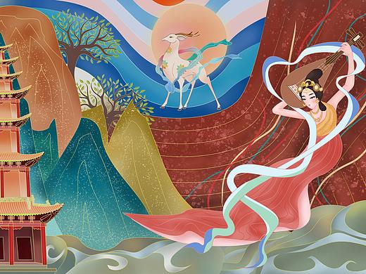 敦煌胜乐-信用卡+借记卡 双卡面图案