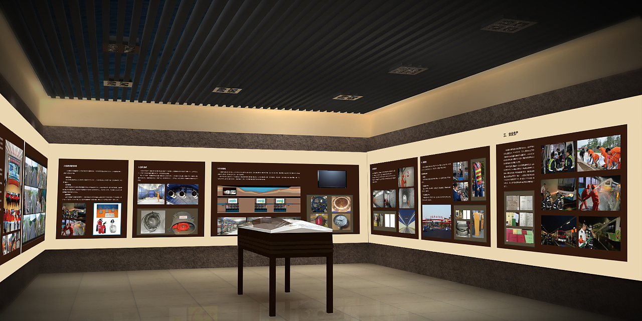 丨过程丨展馆墙面