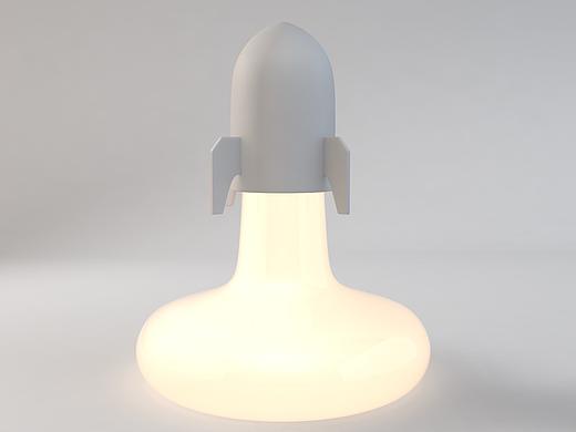 「 C4D 每日练习 」小火箭