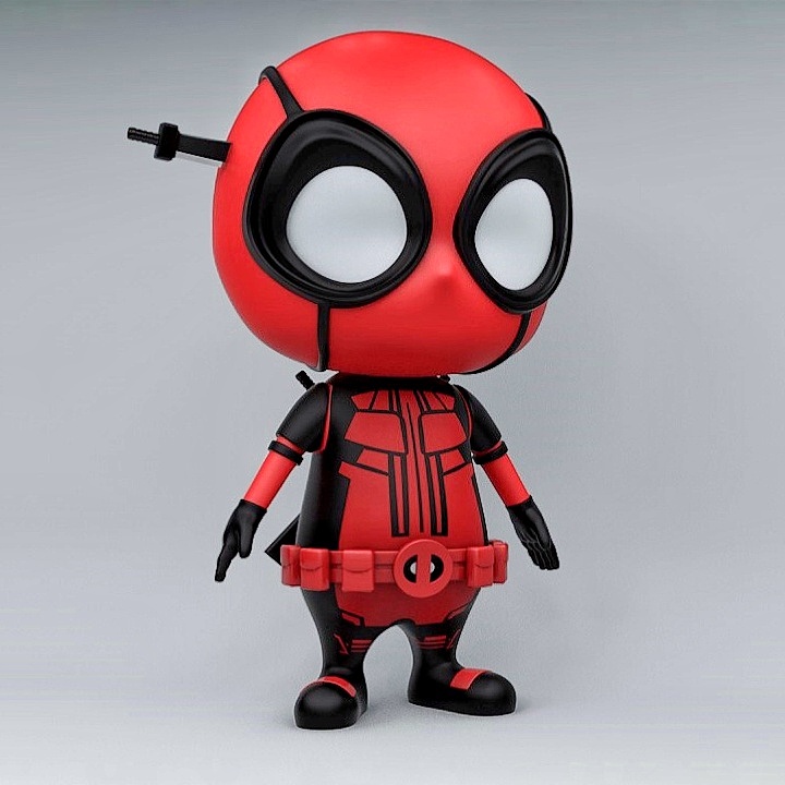 模型制作,死侍公仔与铁巨人