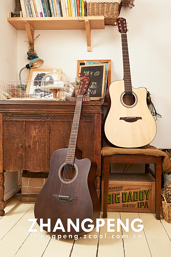 吉他产品拍摄-摄影师张鹏