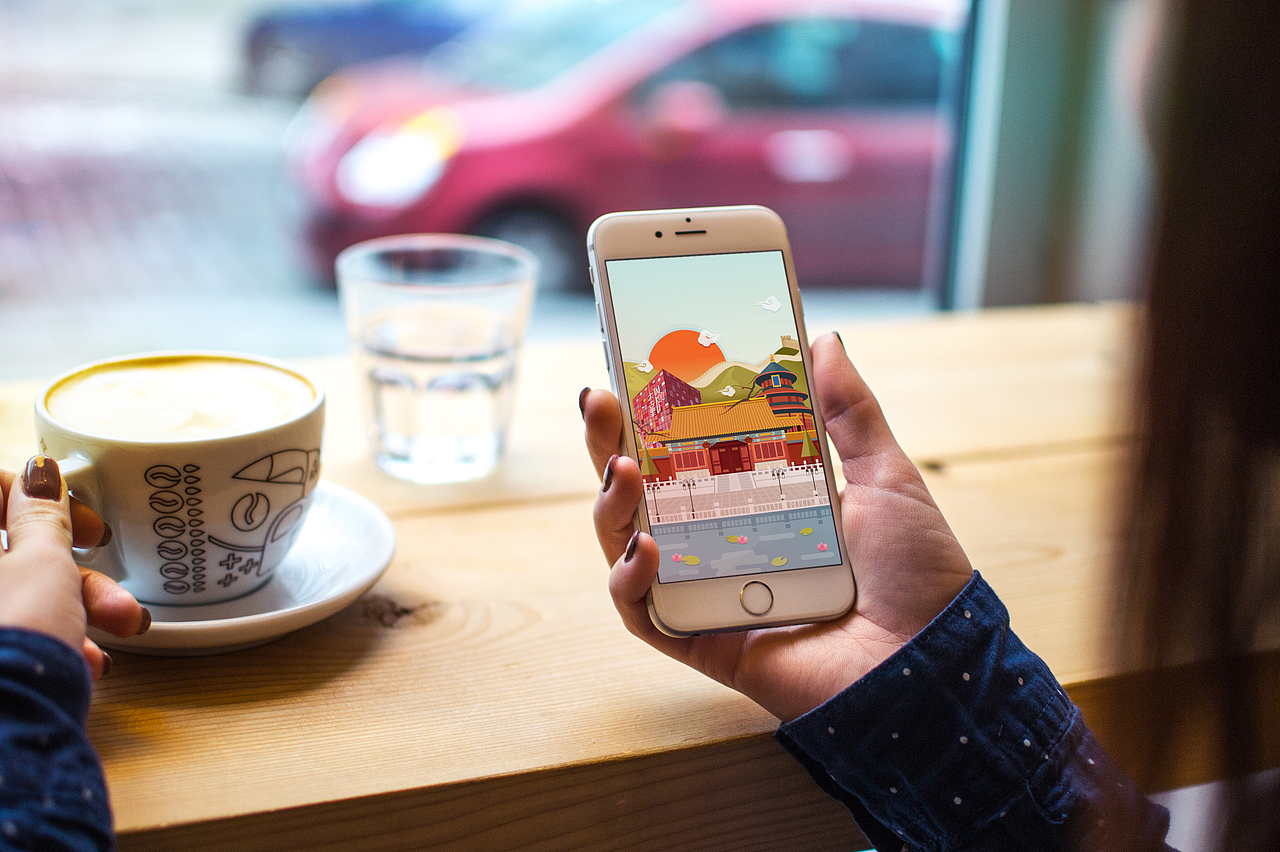 APP界面背景插图设计