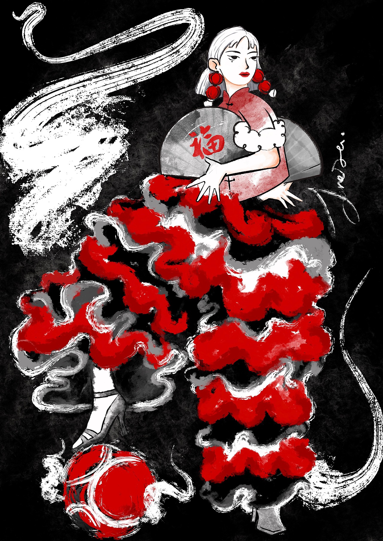 🐯（图ZMjg3MDY4MjQ4） - 艺术插画 - 站酷设计师鹿角Jones原创素材 - 站酷ZCOOL