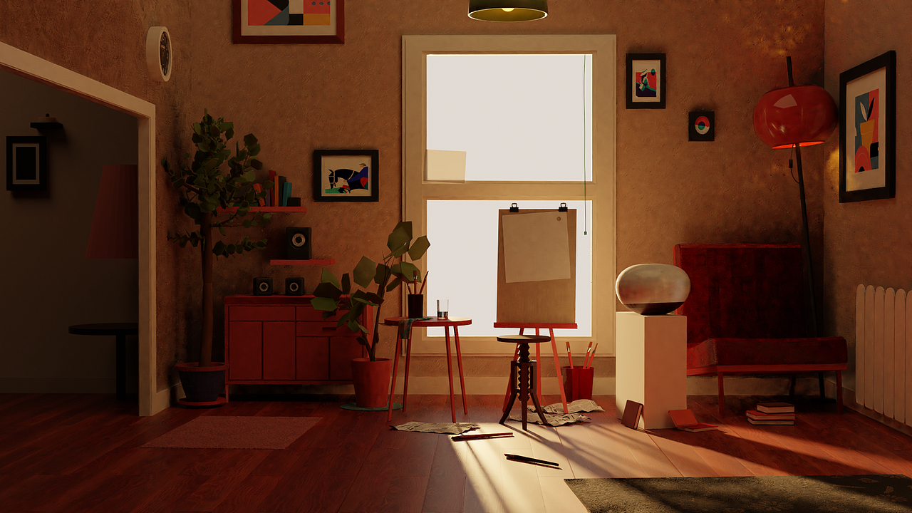 blender练习（图ZMTgzMDk5NjM2） - 艺术插画 - 站酷设计师小马horse原创素材 - 站酷ZCOOL