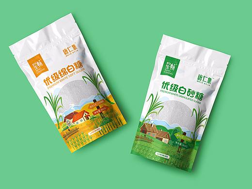 星畅旗下—子品牌：唐仁集白砂糖包装设计