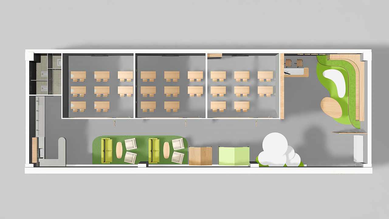 博学森林——社区亲子知识交流空间（图ZMjcxOTU1NTky） - 商业空间设计 - 站酷设计师再想一下下原创素材 - 站酷ZCOOL