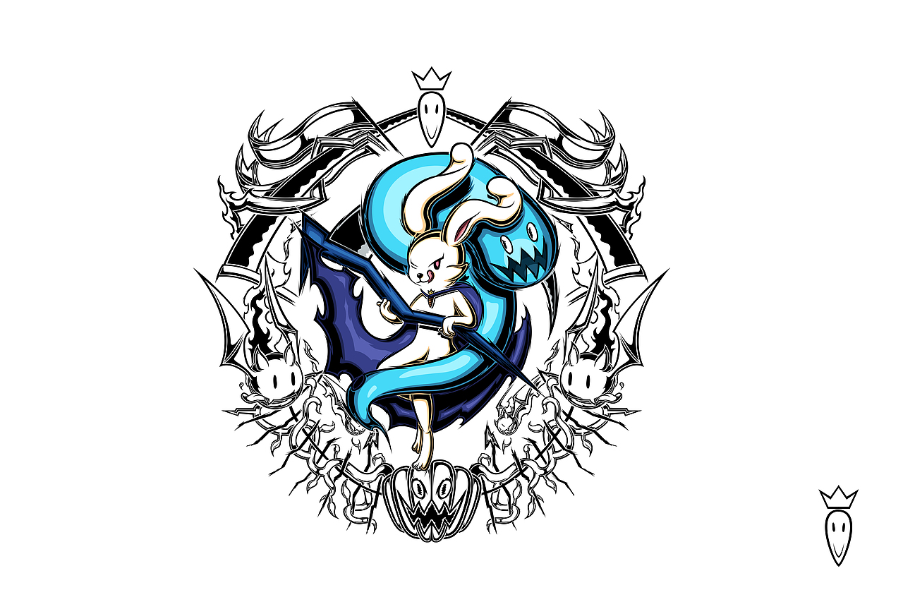 万圣节图，附带pixel-fantasy更新（图ZNjI0OTc0NDQ=） - 新锐潮流插画 - 站酷设计师Ecoco原创素材 - 站酷ZCOOL