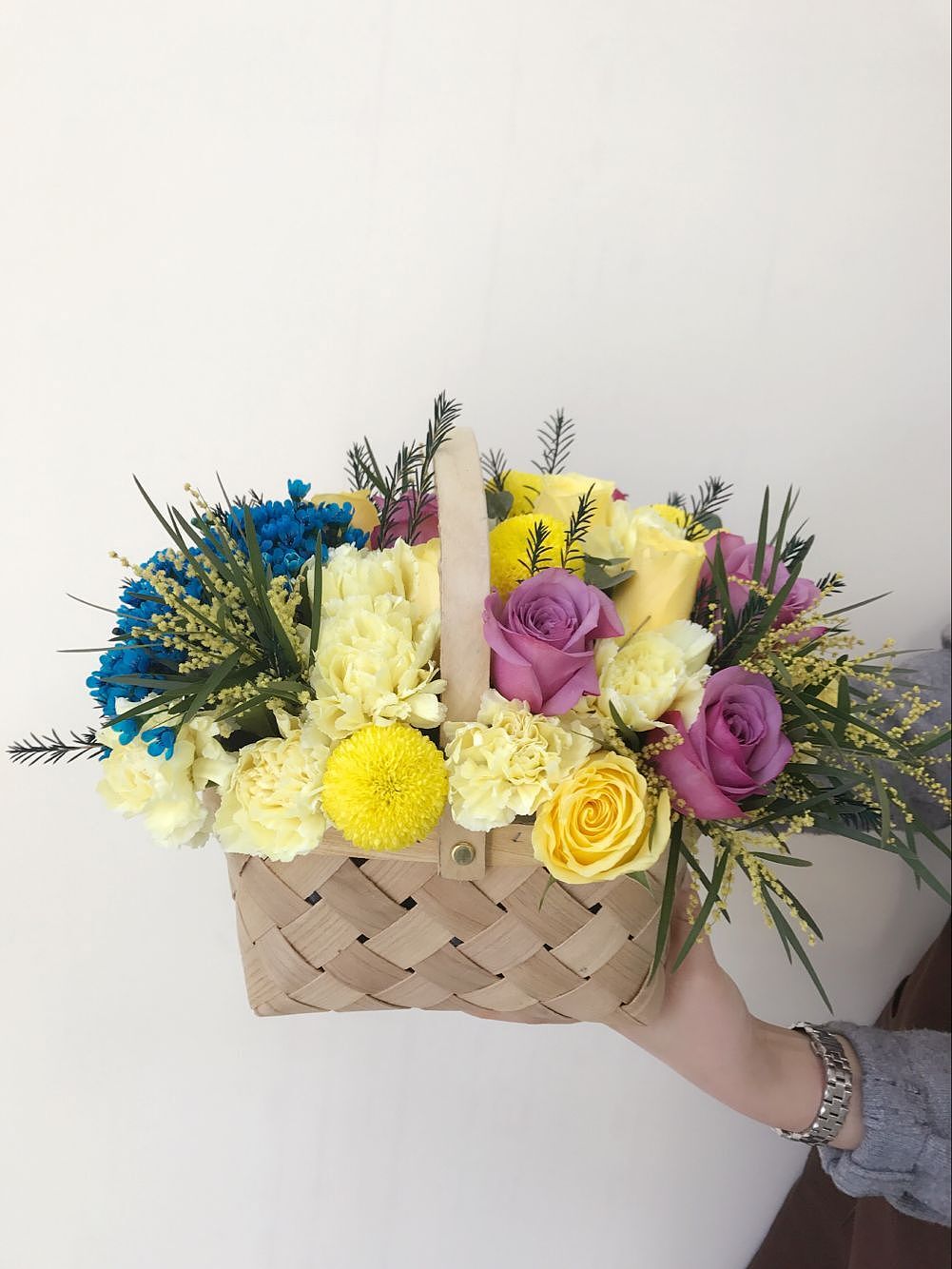 彩色花篮