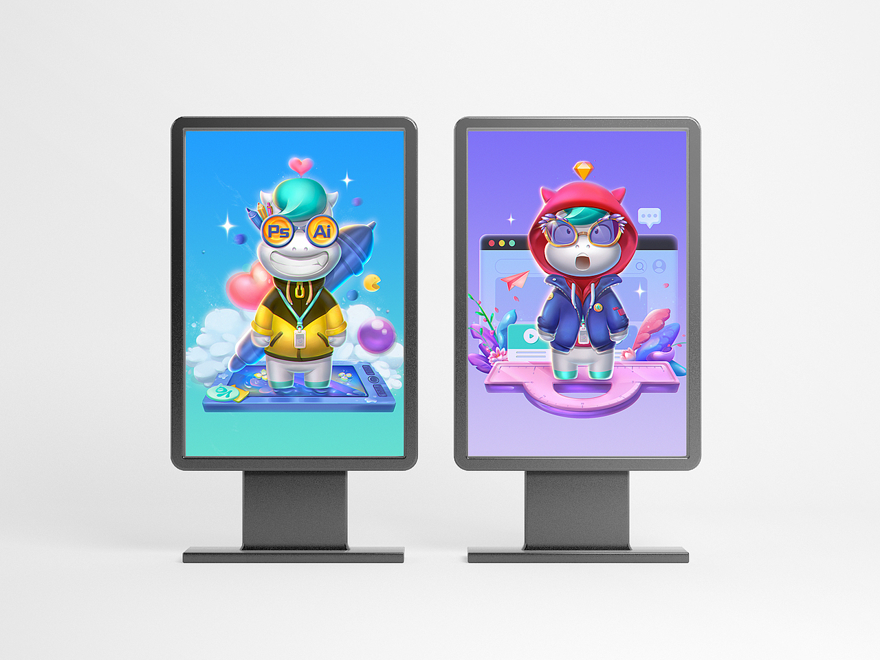 【YALLA】IP角色设定（图ZMjc3MjM5NjI4） - 游戏原画 - 站酷设计师吴梦露_原创素材 - 站酷ZCOOL
