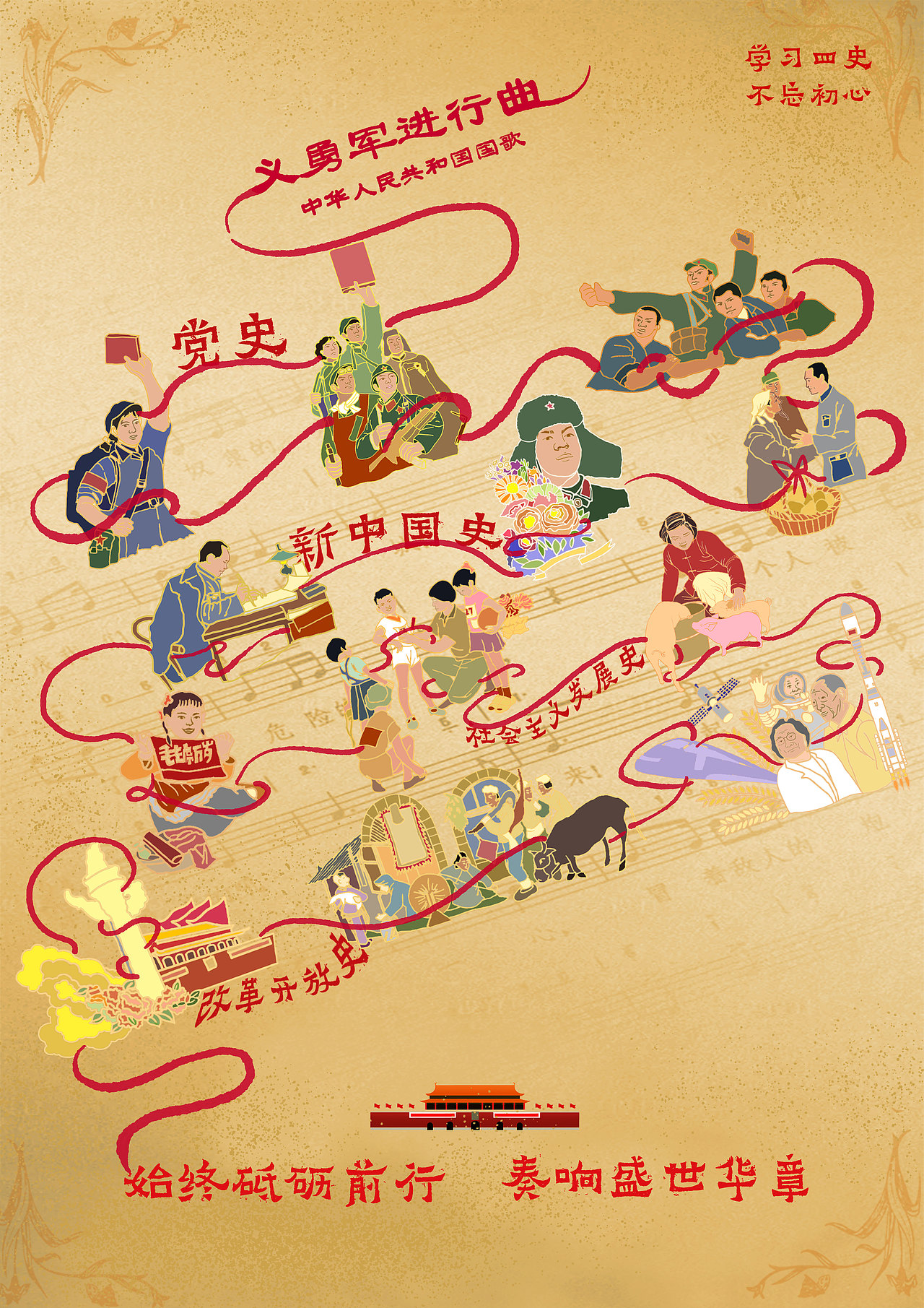 《四史华歌》