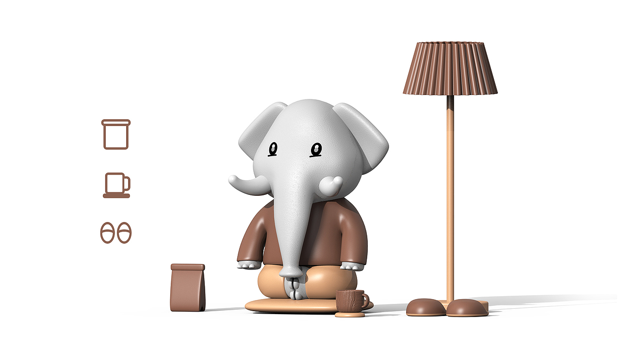 万象生活-衣食住行-象仔仔IP设计