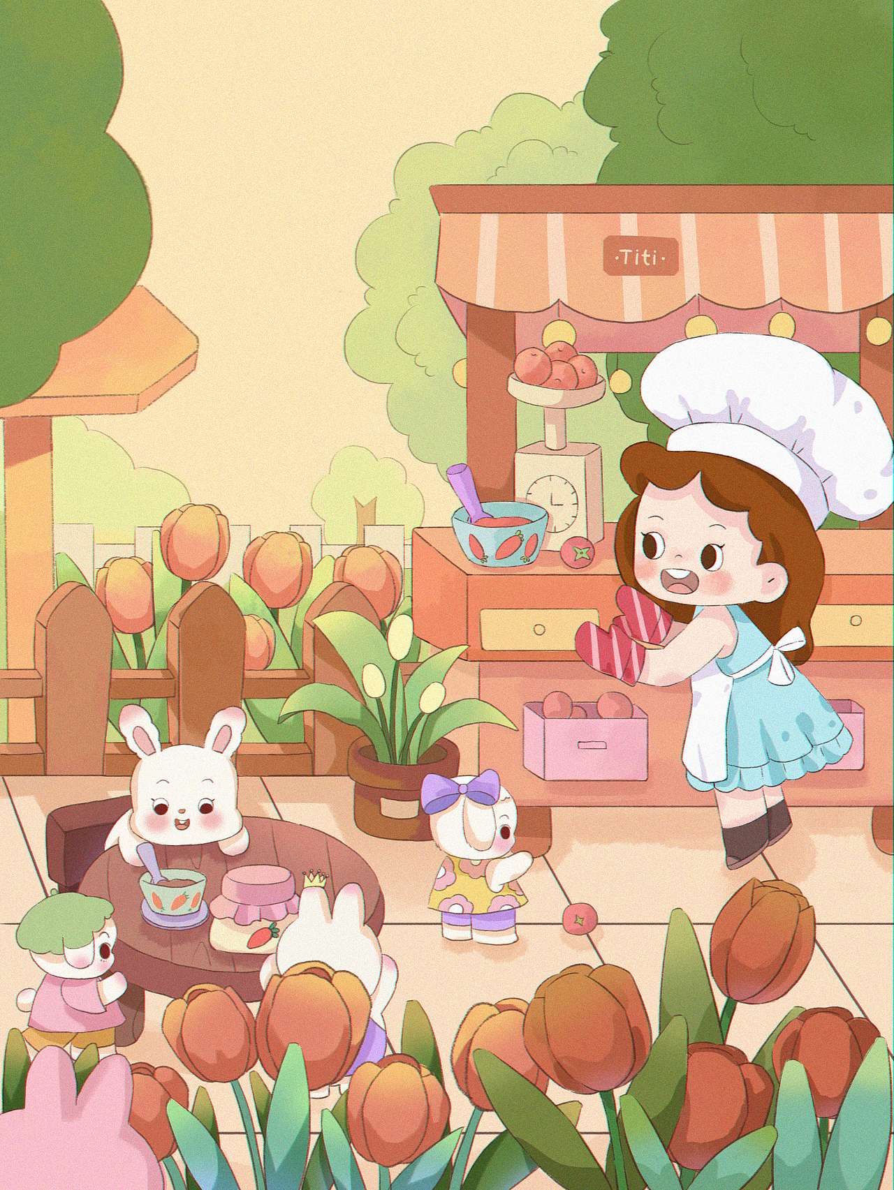 浪漫的季节（图ZMzA0ODU2Mjc2） - 儿童插画 - 站酷设计师画画的titi原创素材 - 站酷ZCOOL