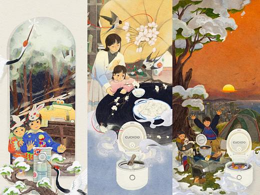 节气插画分享（附创作过程）