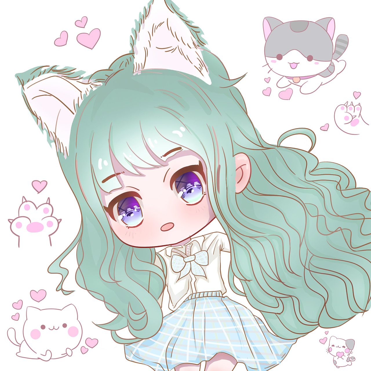 猫小姐|插画|创作习作|忔凢 - 原创作品 - 站酷 (zcool)