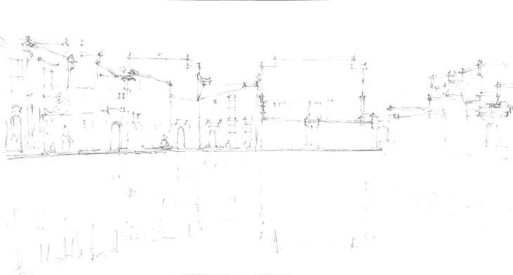 宏村月沼|设计写生系列步骤临摹图一行手绘沈阳校区（图ZMTMyOTg3MzAw） - 绘画 - 站酷设计师村长123原创素材 - 站酷ZCOOL