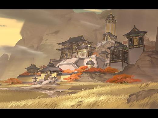 二次元中国风场景原画概念设计