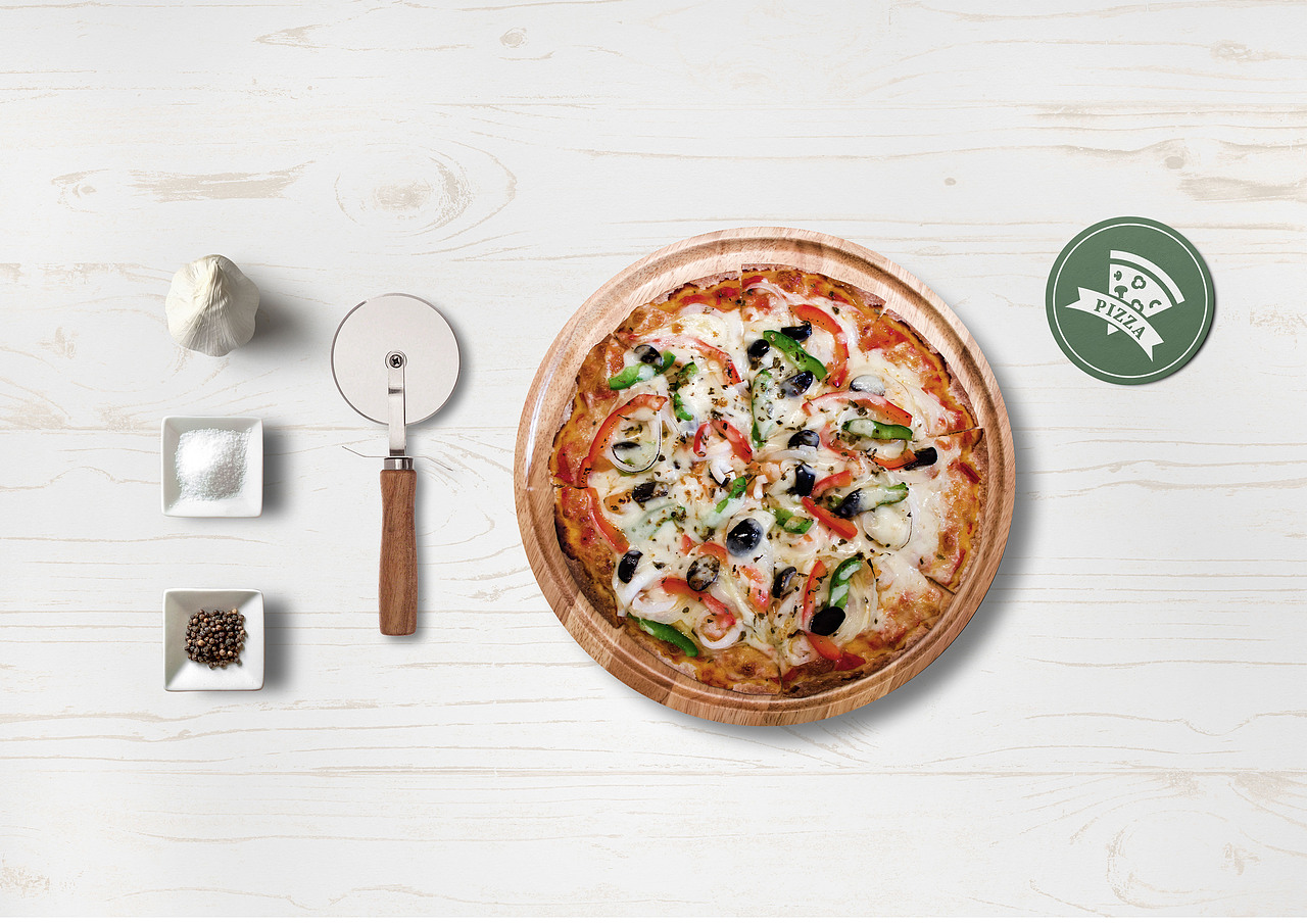 圆圆的饼 披萨店VI设计（图ZMTY1OTAxMjAw） - Logo - 站酷设计师Z75671391原创素材 - 站酷ZCOOL