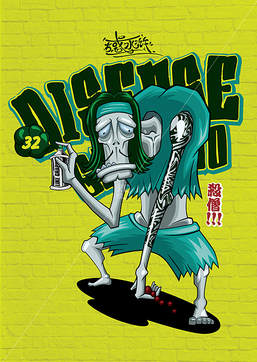 古惑水浒之三十六天罡（图ZMTI1NjczMDg=） - 艺术插画 - 站酷设计师李凯like原创素材 - 站酷ZCOOL