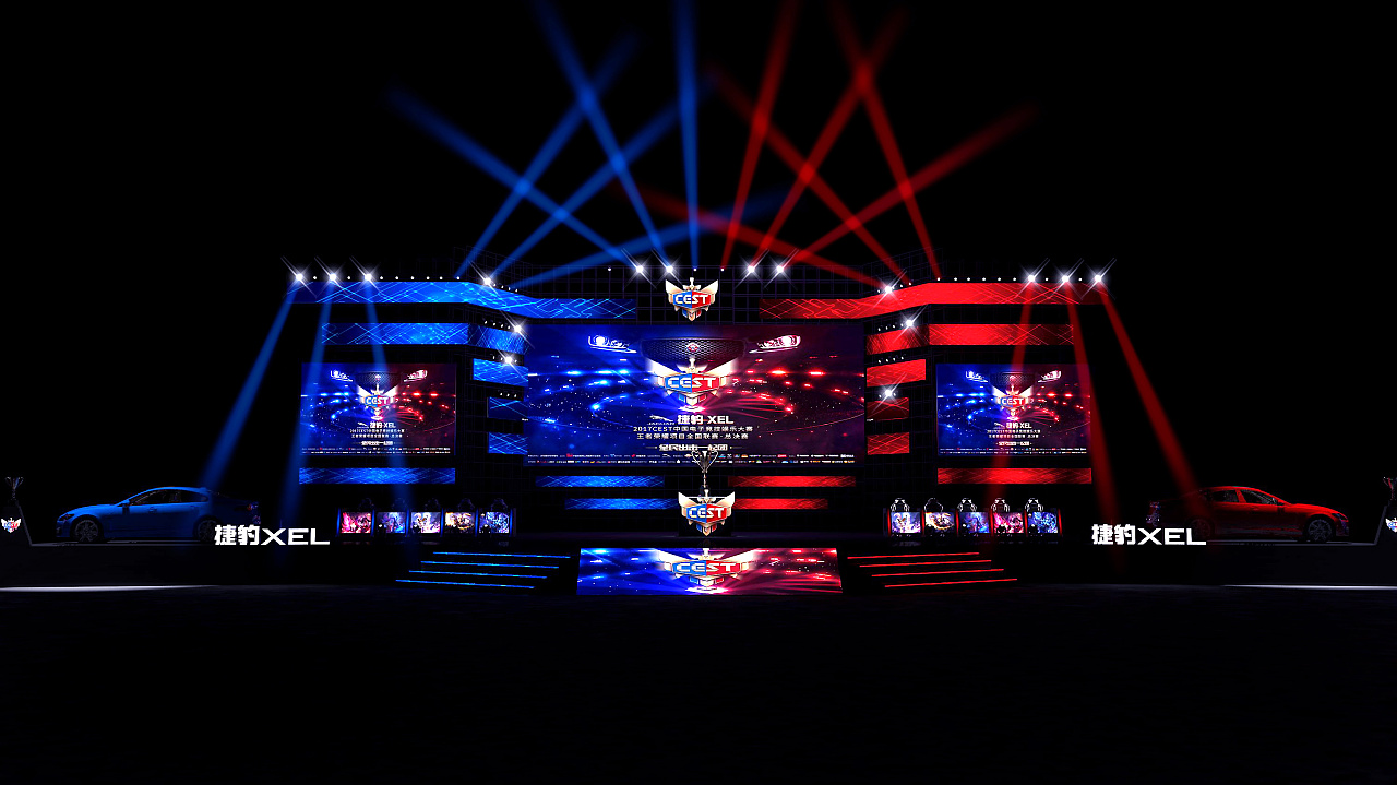 王者荣耀总决赛|空间|舞台美术|孤寂魔人 - 原创作品 - 站酷 (zcool)