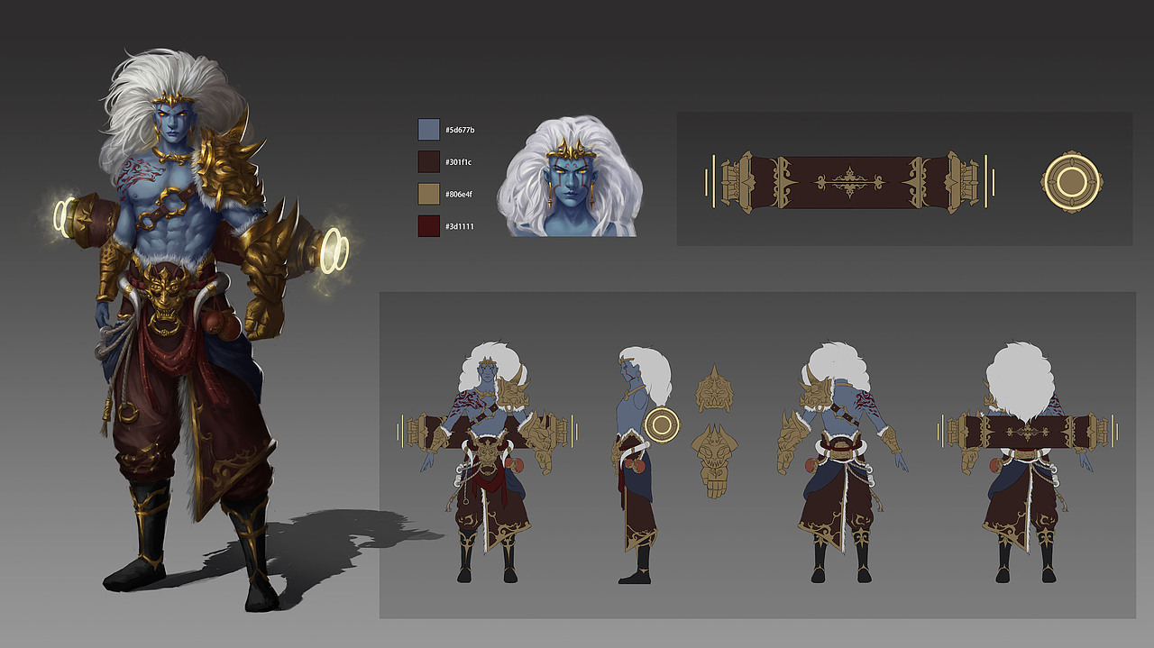 游戏原画个人作品集