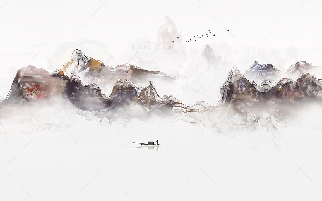 新鲜好图-烟雾山水（图ZMjcxMDY5NDAw） - 商业插画 - 站酷设计师心灵艺坊原创素材 - 站酷ZCOOL
