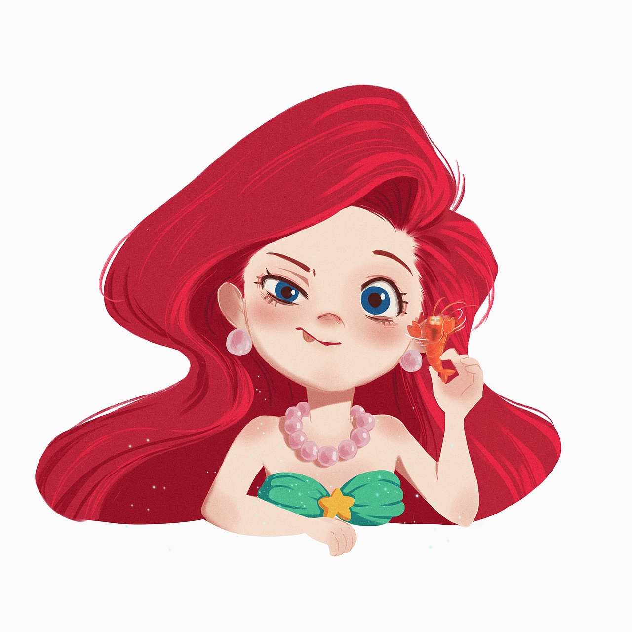 萌版迪士尼的公主们!