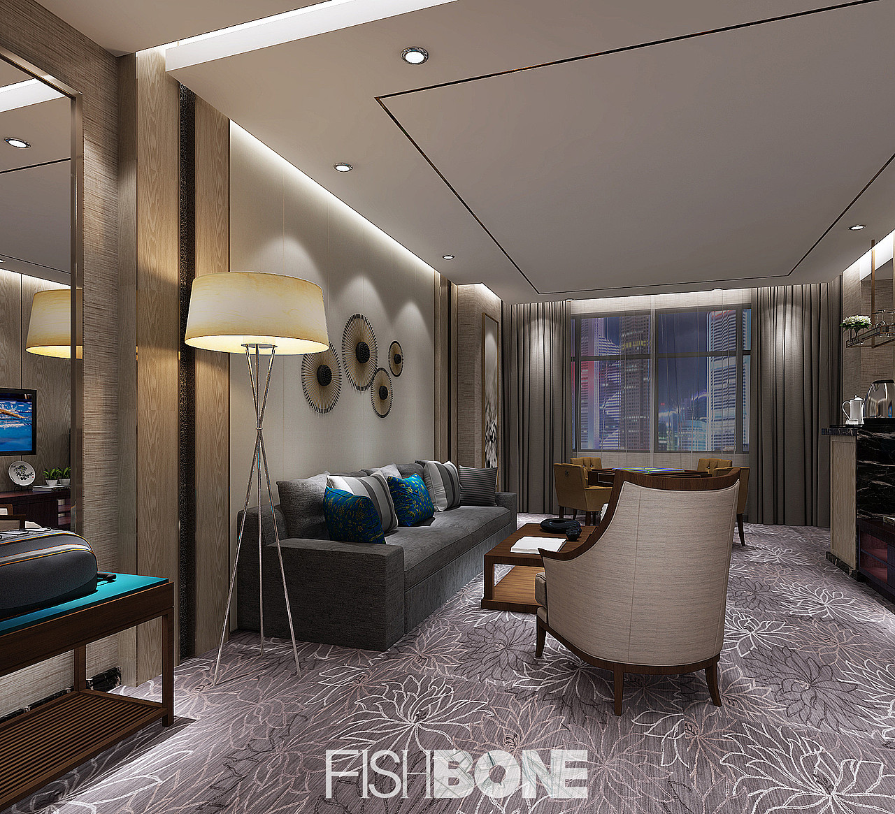 鱼骨设计-城市精品酒店