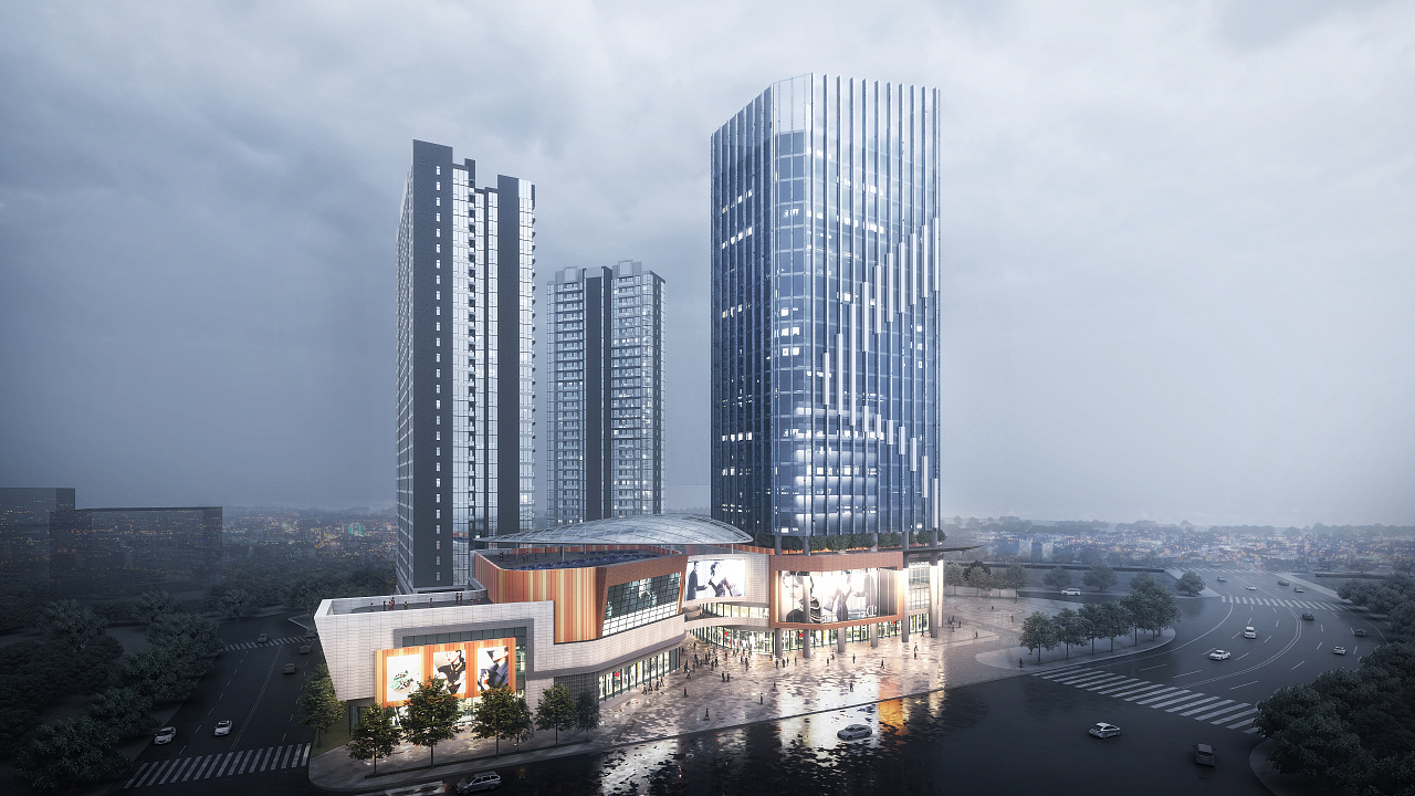 商业综合体立面设计