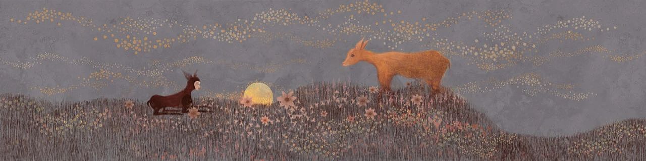 获奖作品 |《送月亮》（图ZMjcwMjg3Nzg4） - 商业插画 - 站酷设计师hiiibrand原创素材 - 站酷ZCOOL