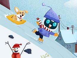 24節(jié)氣ip插畫