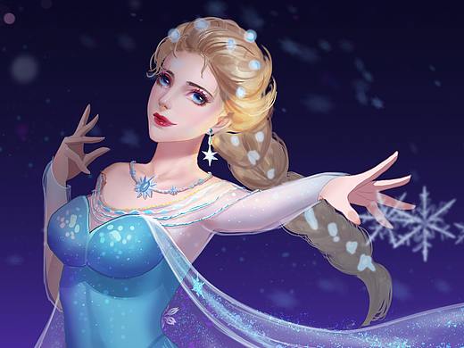 同人艾莎（个人主页-ZNTc1MjExMzI=） - 创作习作 - 站酷设计师慕清欢原创素材 - 站酷ZCOOL