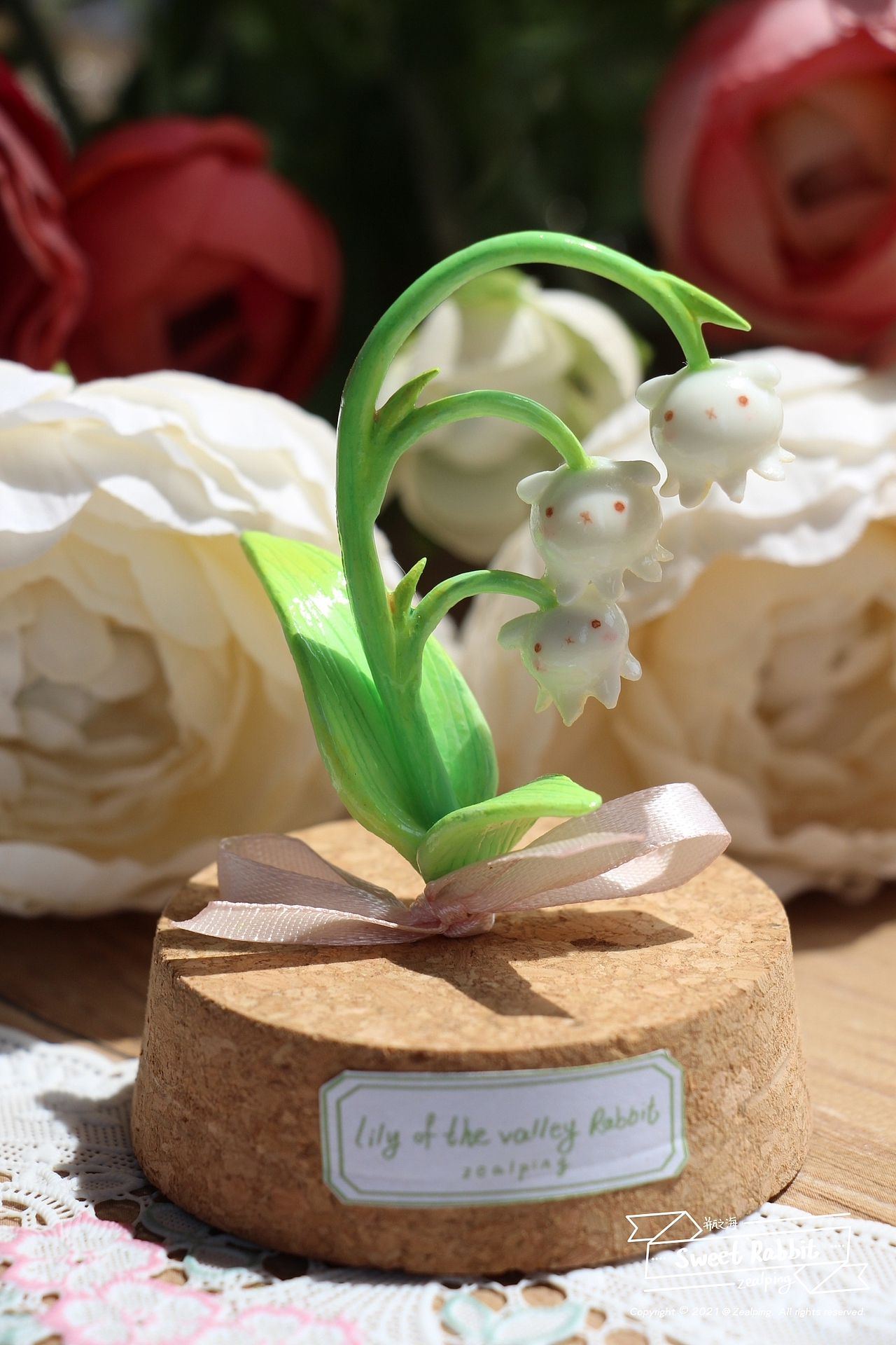 zealping丨芳草铃兰花兔玻璃罐手作摆件（图ZMjU1ODYxNTQ0） - 手办/模玩 - 站酷设计师zealping原创素材 - 站酷ZCOOL